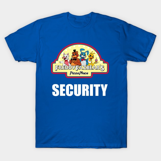 Five Nights at Freddy's 2 - Freddy Fazbear's Security Logo T-Shirt by Kaiserin